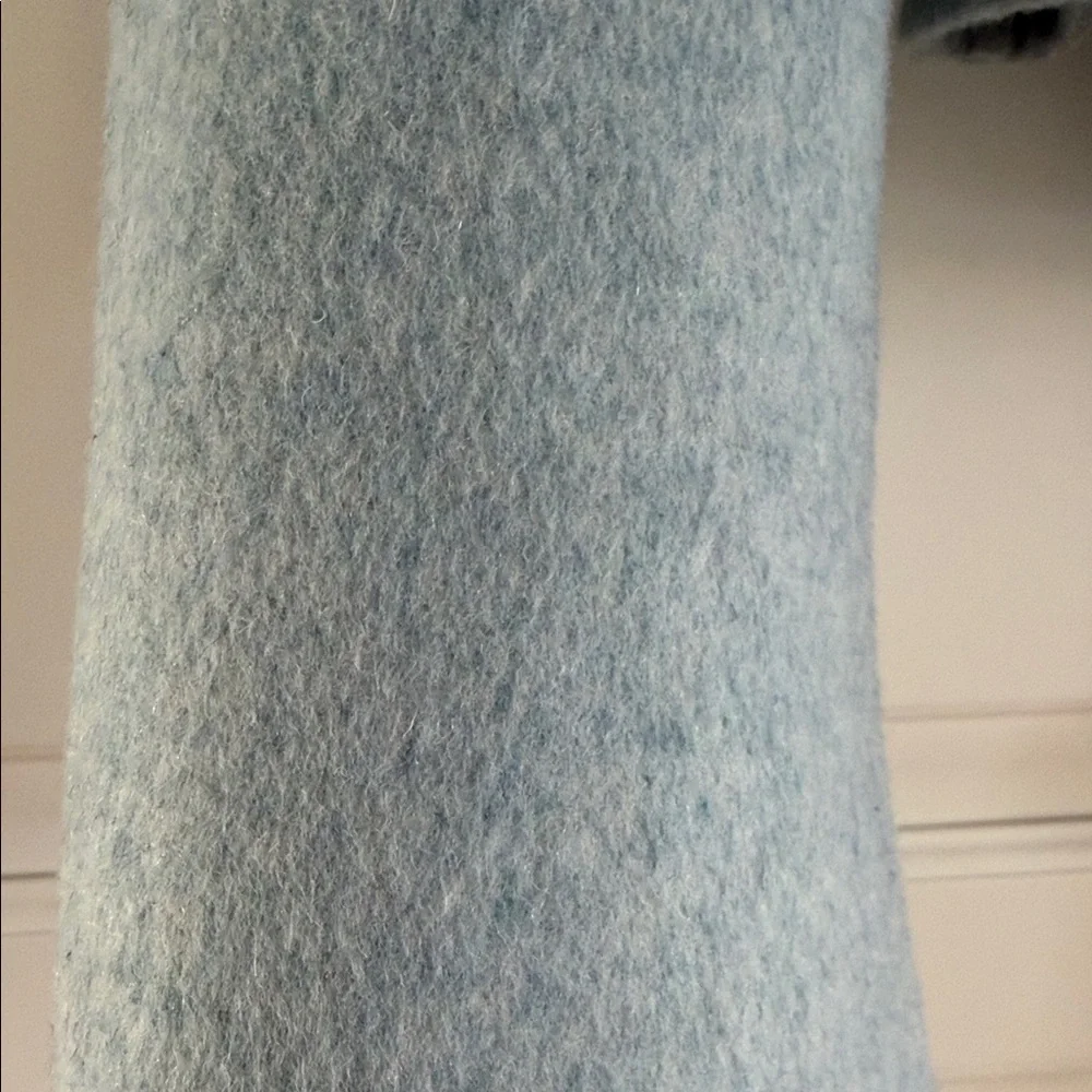 Banana Republic Wool cropped boxy jacket in Sea Glass Heather Blue. NWT fits XS* - Picture 8 of 13